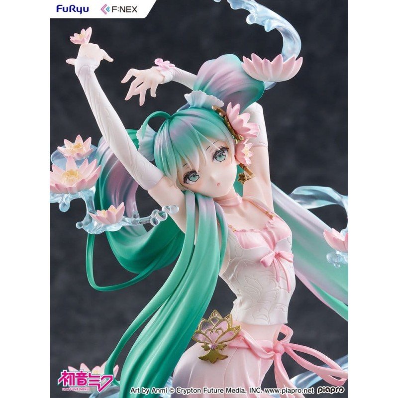 Hatsune Miku F:NEX statuette PVC 1/7 Water lily Ver. 27 cm  
