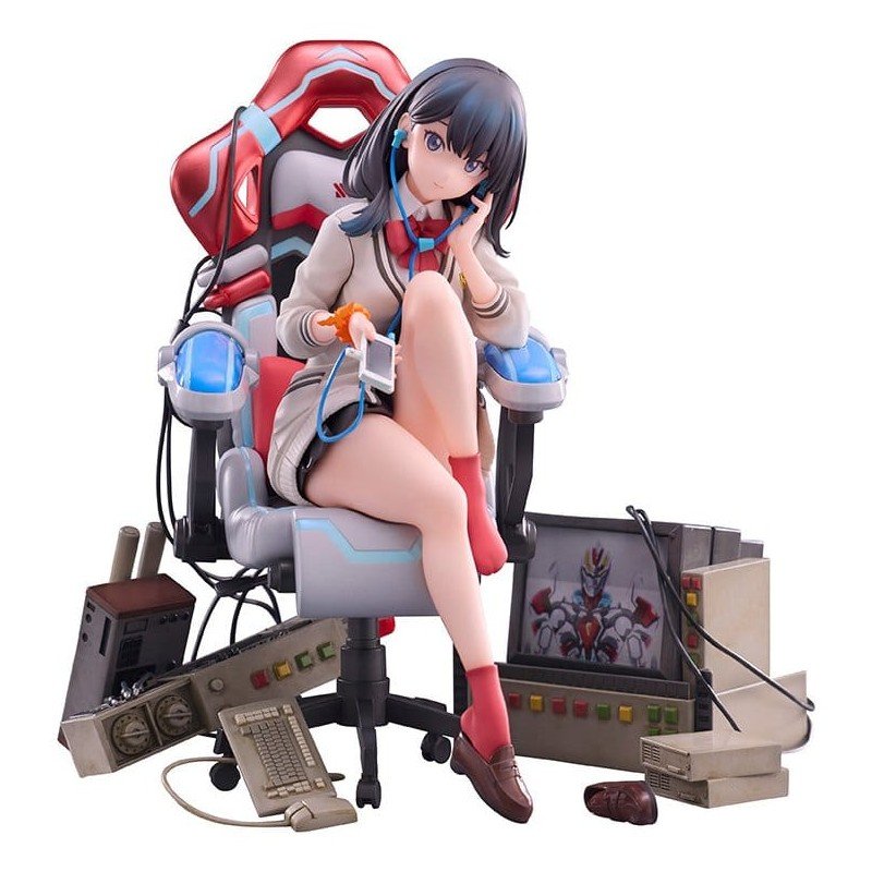 SSSS. Gridman Universe statuette PVC BiCute Bunnies Rikka Takarada Gaming Chair Ver. 19 cm 