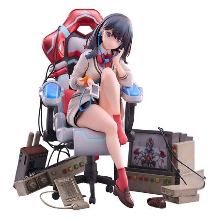 SSSS. Gridman Universe statuette PVC BiCute Bunnies Rikka Takarada Gaming Chair Ver. 19 cm 