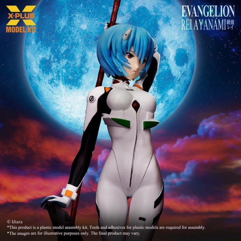 Neon Genesis Evangelion Plastic Model Kit 1/8 Rei Ayanami 40 cm  