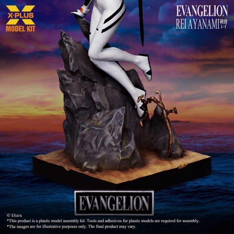 Neon Genesis Evangelion Plastic Model Kit 1/8 Rei Ayanami 40 cm  