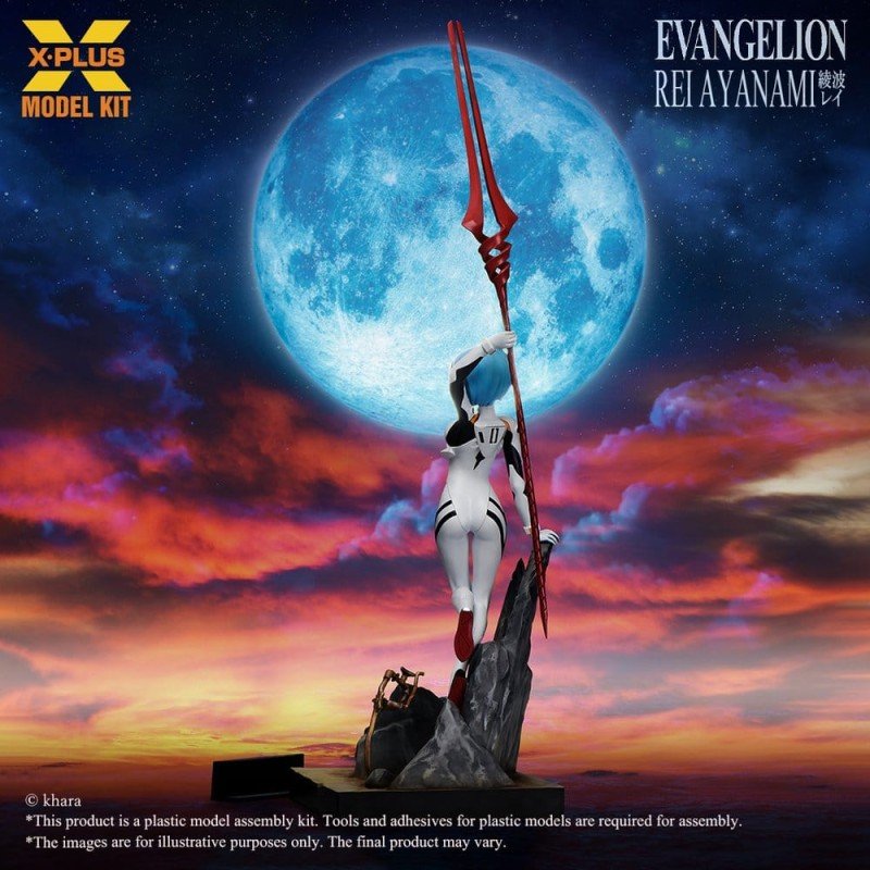 Neon Genesis Evangelion Plastic Model Kit 1/8 Rei Ayanami 40 cm  