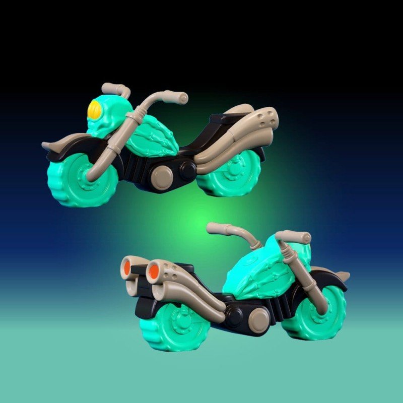 Rover Robin figurine Plastic Model Kit Overtakes Skull Rider