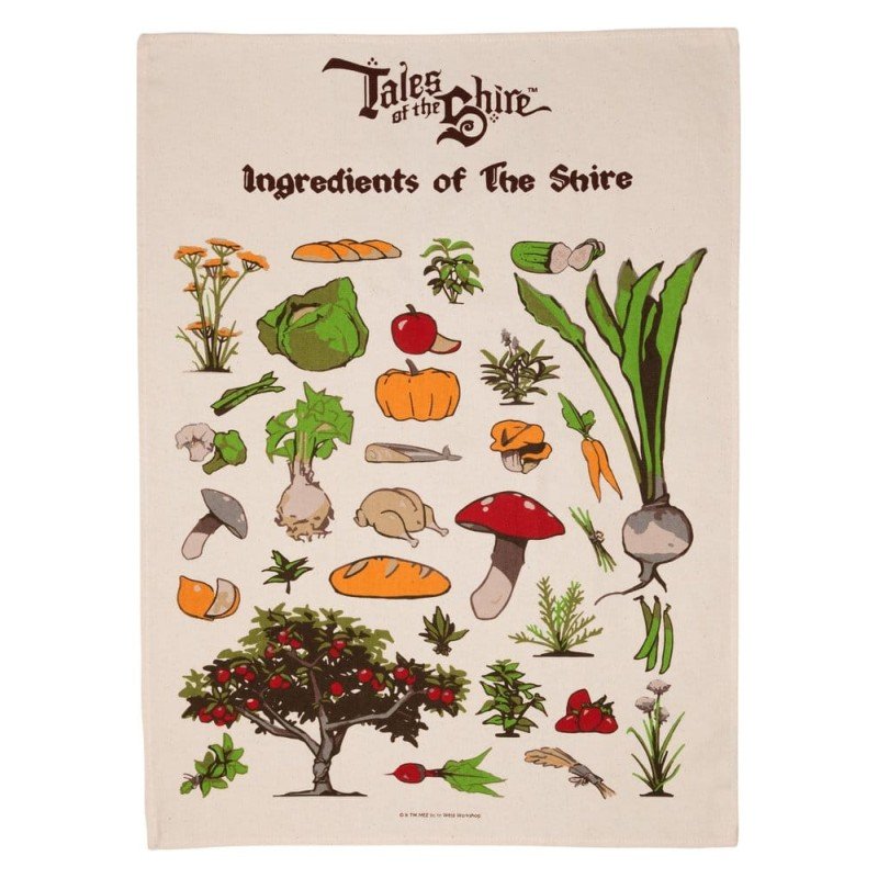 Le Seigneur des Anneaux torchons Ingredients of The Shire (Tales of the Shire (2025)) 69 cm 