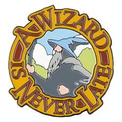 Le Seigneur des Anneaux aimant A Wizard Is Never Late (Enamel) 7 cm 