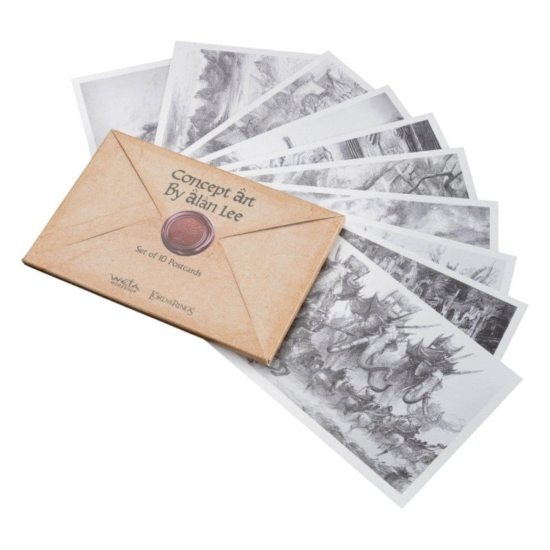 Le Seigneur des Anneaux cartes postales Concept Art by Alan Lee: The Lord of the Rings 15 x 12 cm 