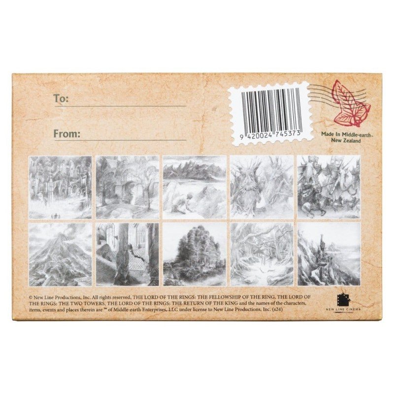 Le Seigneur des Anneaux cartes postales Concept Art by Alan Lee: The Lord of the Rings 15 x 12 cm 