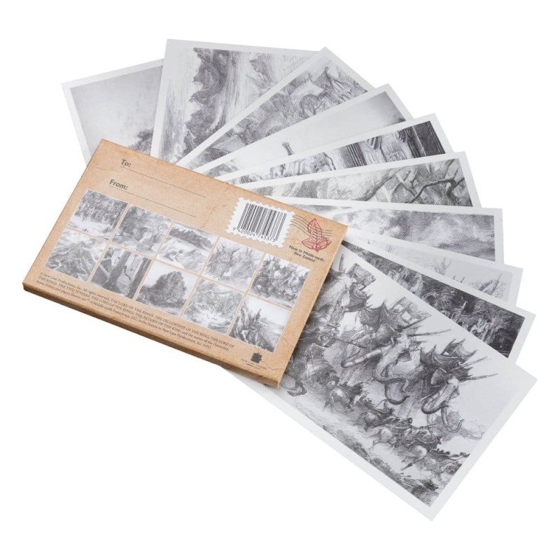 Le Seigneur des Anneaux cartes postales Concept Art by Alan Lee: The Lord of the Rings 15 x 12 cm 