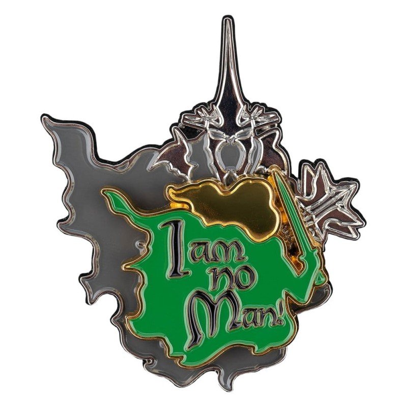 Le Seigneur des Anneaux pack 2 pin's No Man can Kill Me & I Am No Man! 7 cm 