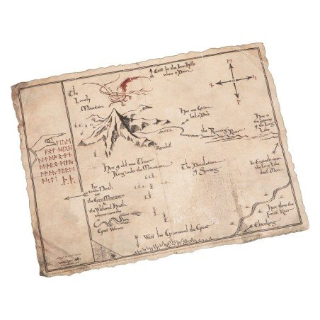 Le Hobbit impression Art Print Thorin's Map 40 x 30 cm