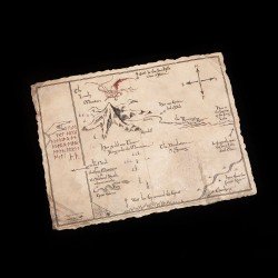 Le Hobbit impression Art Print Thorin's Map 40 x 30 cm