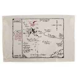 Le Hobbit torchons Thorins Map 72 cm 