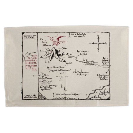 Le Hobbit torchons Thorins Map 72 cm 