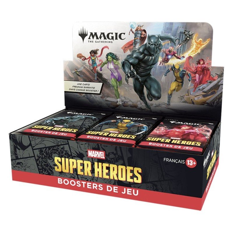 Magic the Gathering Marvel Super Heroes Play Booster Display (30) french