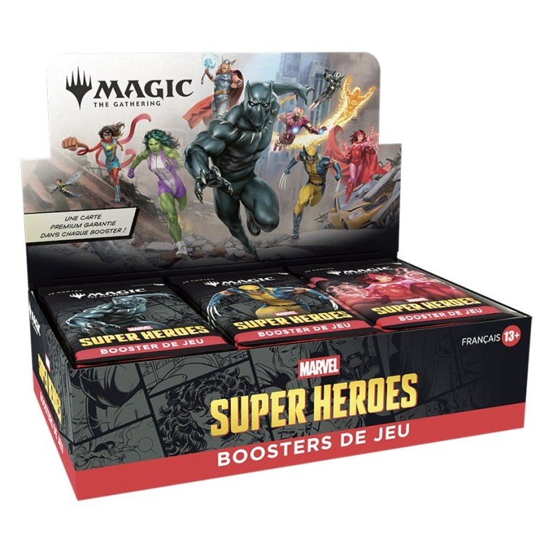 Magic the Gathering Marvel Super Heroes présentoir boosters de jeu (30) *FRANCAIS*