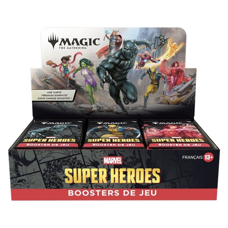 Magic the Gathering Marvel Super Heroes Play Booster Display (30) french