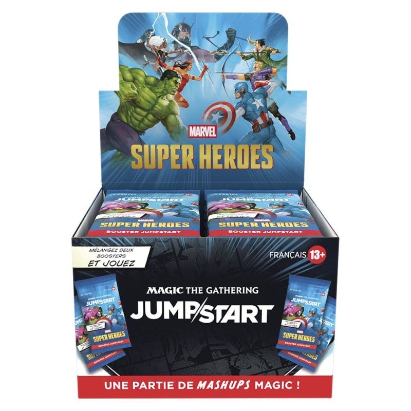 Magic the Gathering Marvel Super Heroes présentoir boosters Jumpstart (24) *FRANCAIS*