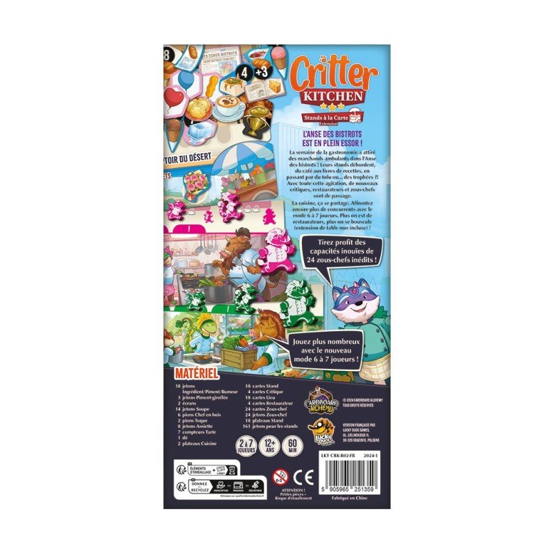 Critter Kitchen - Extension : Stands à la carte