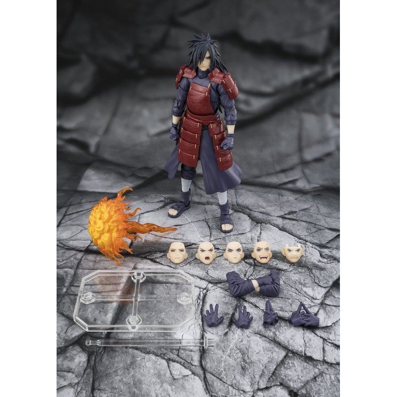 Naruto Shippuden S.H.Figuarts Action Figure Madara Uchiha Legend of Darkness 17 cm    