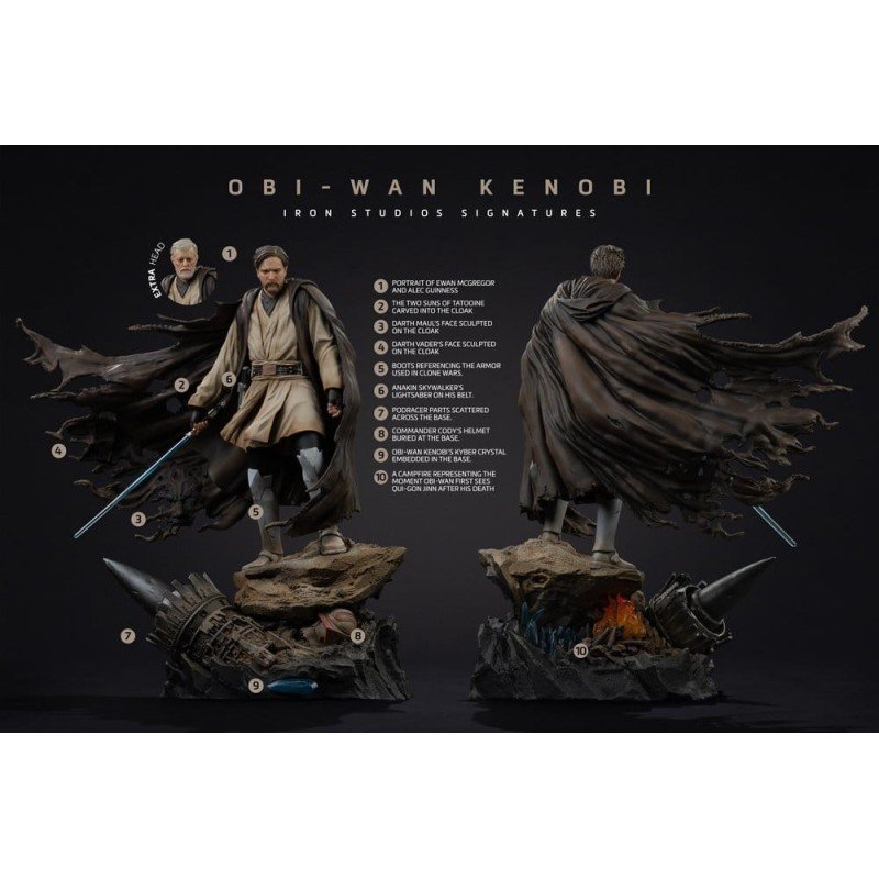 Star Wars statuette 1/10 Art Scale Obi-Wan Signatures 26 cm