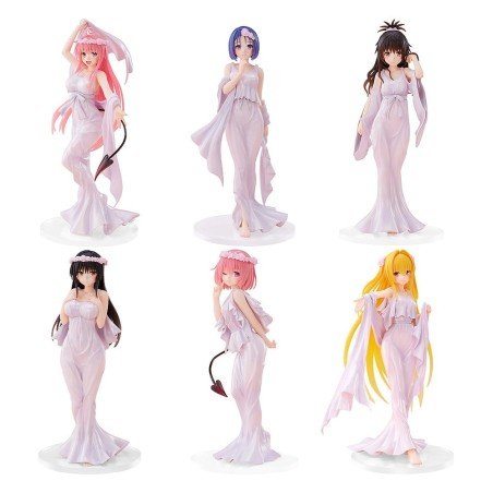 To Love-Ru Darkness figurine Set CHILLfigg 15th: Goddess Dress Ver. 16 cm Collection Blind Box (6) 