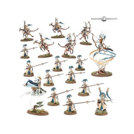 Warhammer Age Of Sigmar - Lumineth Realm-Lords - Hurakan Vanguard : Spearhead/Fer De Lance