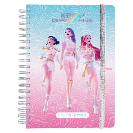 KPop Demon Hunters School Diary weekly planner 2026/2027 A5