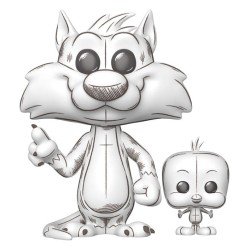 Looney Tunes Figurine POP!&Buddy Animation Vinyl Sylvester&Tweety 9 cm