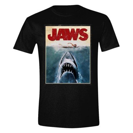 Jaws T-Shirt Poster Size L