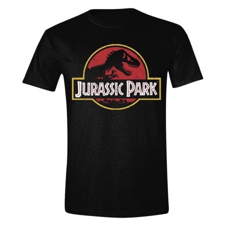 Jurassic Park T-Shirt Vintage Logo Size S