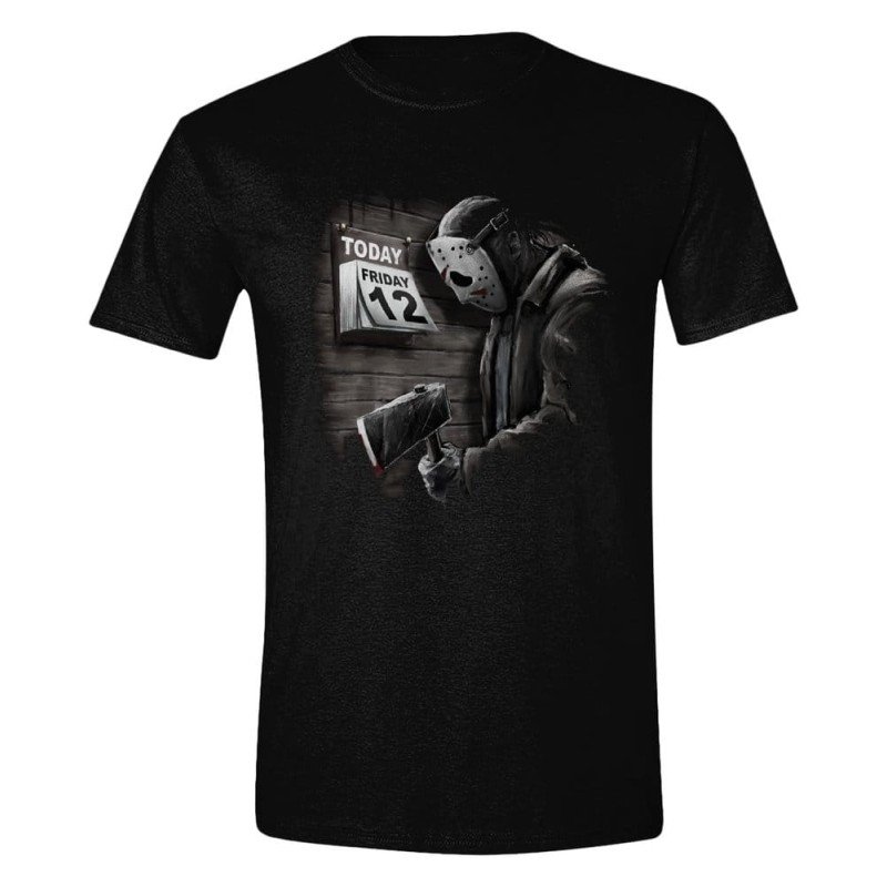 Friday the 13th T-Shirt Friday 12th Sad (S)