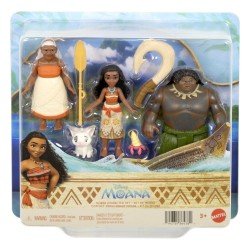 Vaiana pack 3 figurines Character Set 9 cm
