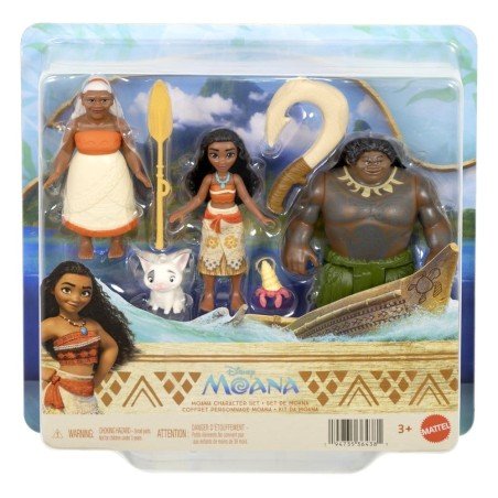 Vaiana pack 3 figurines Character Set 9 cm