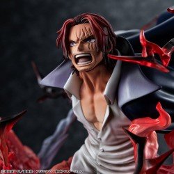 One Piece statuette PVC P.O.P. SA-MAXIMUM Leader of Red Hair Pirates Red-Haired Shanks Kamusari 25 cm 