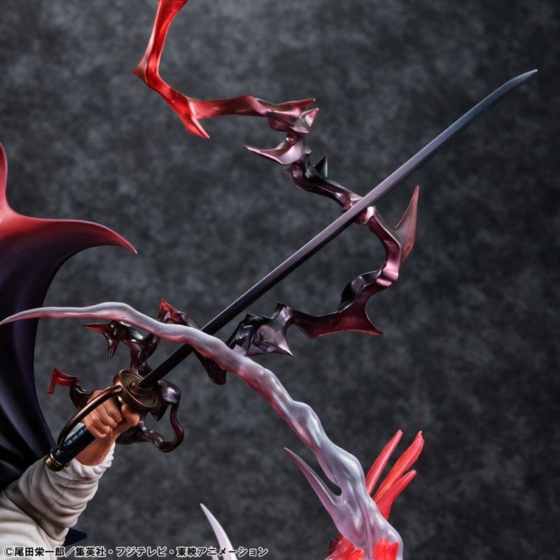 One Piece statuette PVC P.O.P. SA-MAXIMUM Leader of Red Hair Pirates Red-Haired Shanks Kamusari 25 cm 