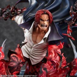 One Piece statuette PVC P.O.P. SA-MAXIMUM Leader of Red Hair Pirates Red-Haired Shanks Kamusari 25 cm 