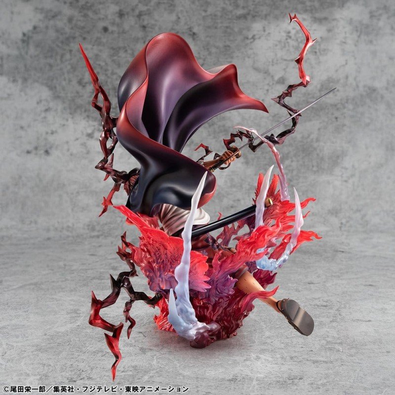 One Piece statuette PVC P.O.P. SA-MAXIMUM Leader of Red Hair Pirates Red-Haired Shanks Kamusari 25 cm 