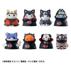 Naruto Shippuden Mega Cat Project assortiment boîte-mystère trading figures Defense Battle of Village of Konoha! 3 cm Nyaruto...