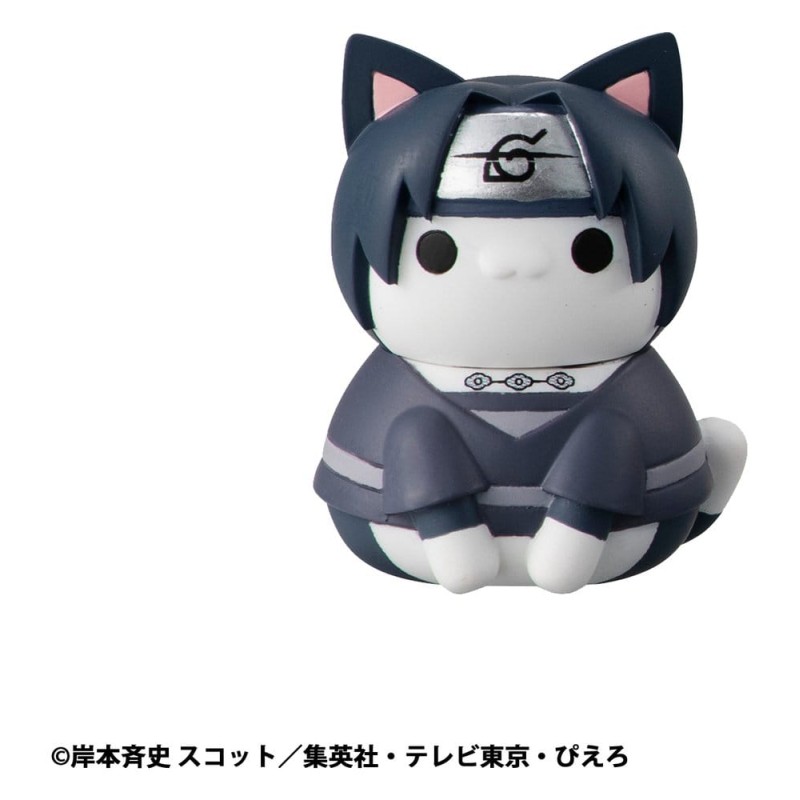Naruto Shippuden Mega Cat Project assortiment boîte-mystère trading figures Defense Battle of Village of Konoha! 3 cm Nyaruto...