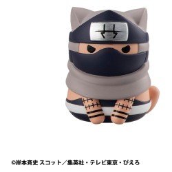 Naruto Shippuden Mega Cat Project assortiment boîte-mystère trading figures Defense Battle of Village of Konoha! 3 cm Nyaruto...