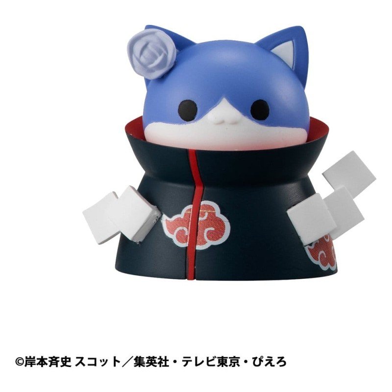 Naruto Shippuden Mega Cat Project assortiment boîte-mystère trading figures Defense Battle of Village of Konoha! 3 cm Nyaruto...