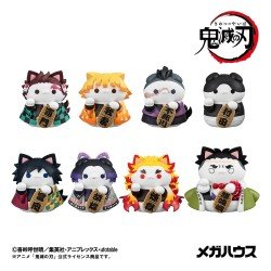 Demon Slayer: Kimetsu no Yaiba Mega Cat Project assortiment boîte-mystère trading figures Fortune Cats Ver. 01 7 cm (6)