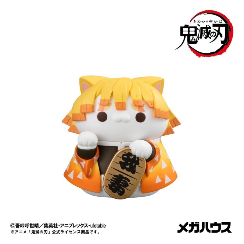 Demon Slayer: Kimetsu no Yaiba Mega Cat Project assortiment boîte-mystère trading figures Fortune Cats Ver. 01 7 cm (6)