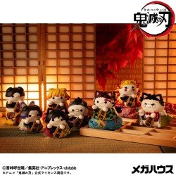 Demon Slayer: Kimetsu no Yaiba Mega Cat Project assortiment boîte-mystère trading figures Fortune Cats Ver. 01 7 cm (6)
