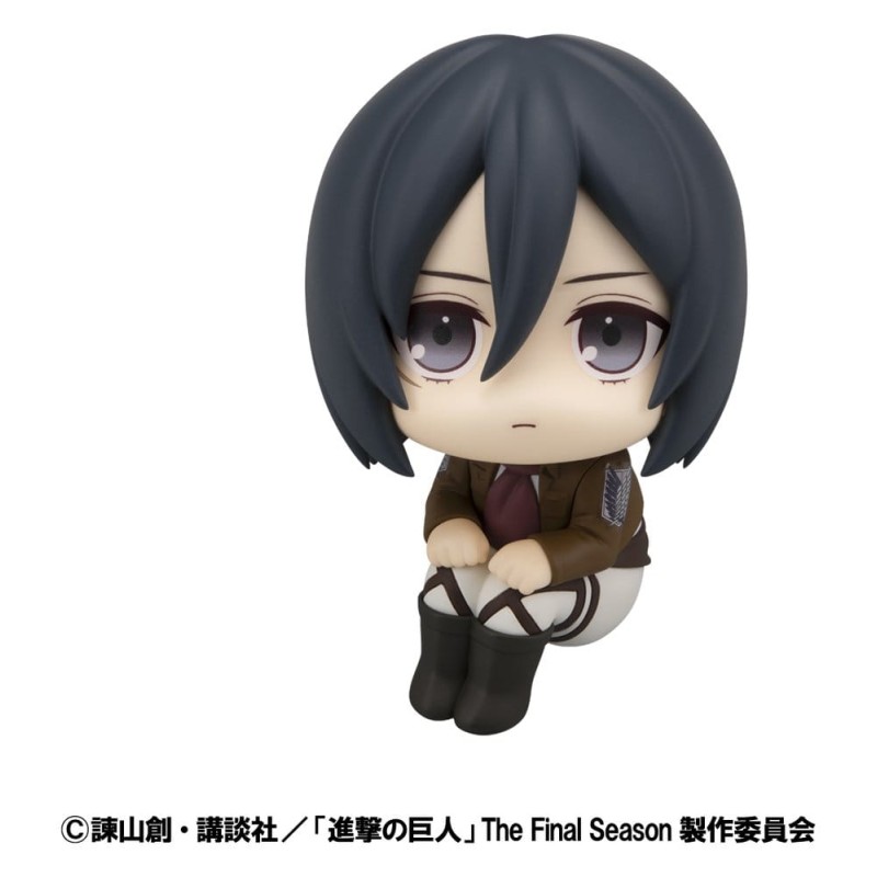 Attack on Titan statuetten PVC Look Up Levi Cleaning up Ver. & Mikasa Ackerman (with gift) 11 cm           