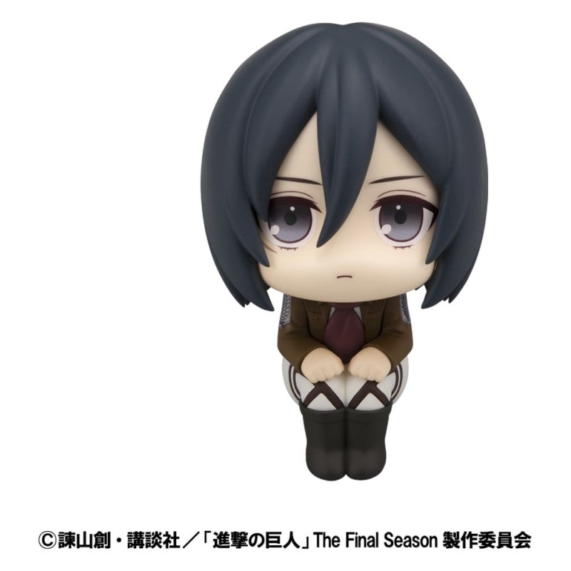 Attack on Titan statuetten PVC Look Up Levi Cleaning up Ver. & Mikasa Ackerman (with gift) 11 cm           