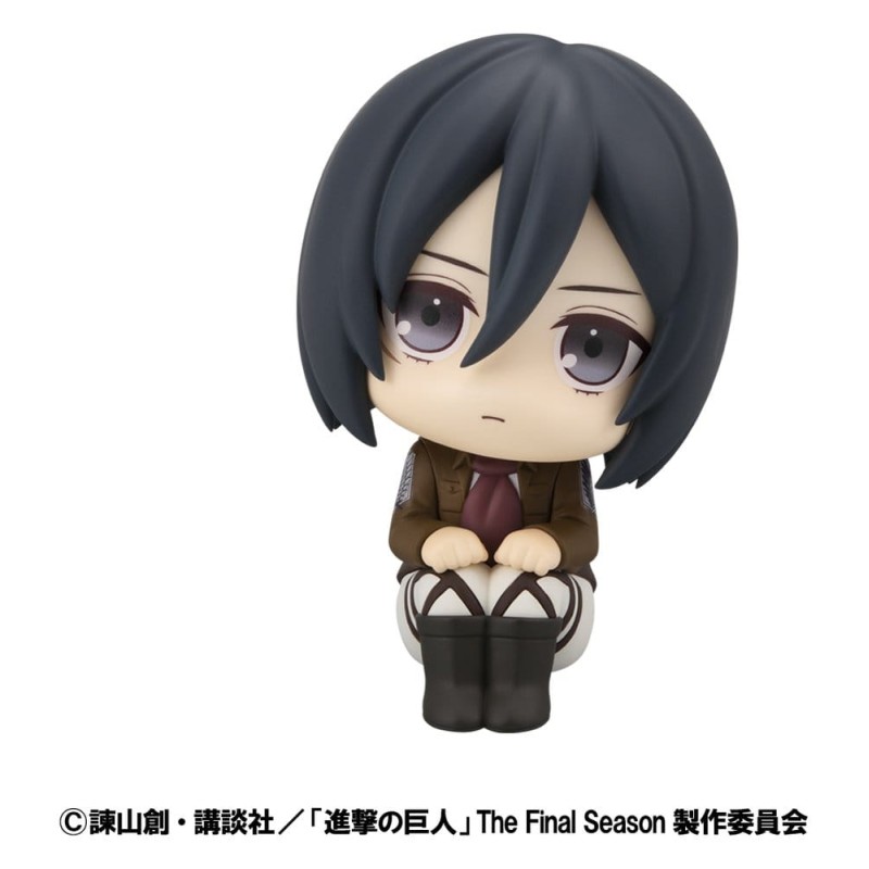 Attack on Titan statuetten PVC Look Up Levi Cleaning up Ver. & Mikasa Ackerman (with gift) 11 cm           