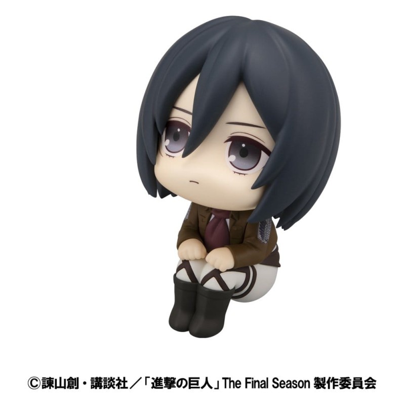 Attack on Titan statuetten PVC Look Up Levi Cleaning up Ver. & Mikasa Ackerman (with gift) 11 cm           