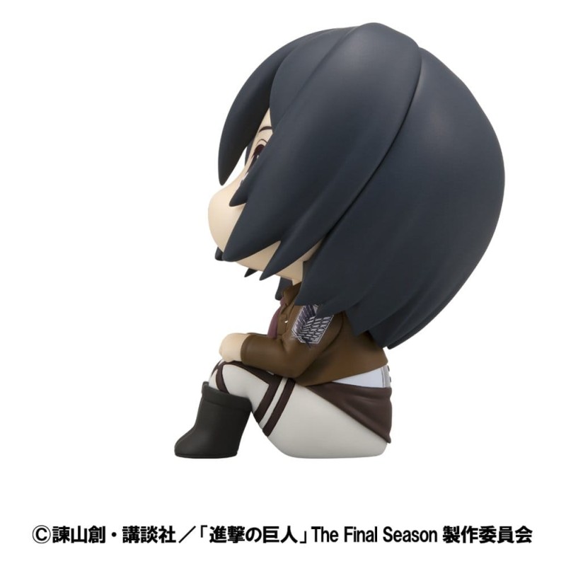 Attack on Titan statuetten PVC Look Up Levi Cleaning up Ver. & Mikasa Ackerman (with gift) 11 cm           