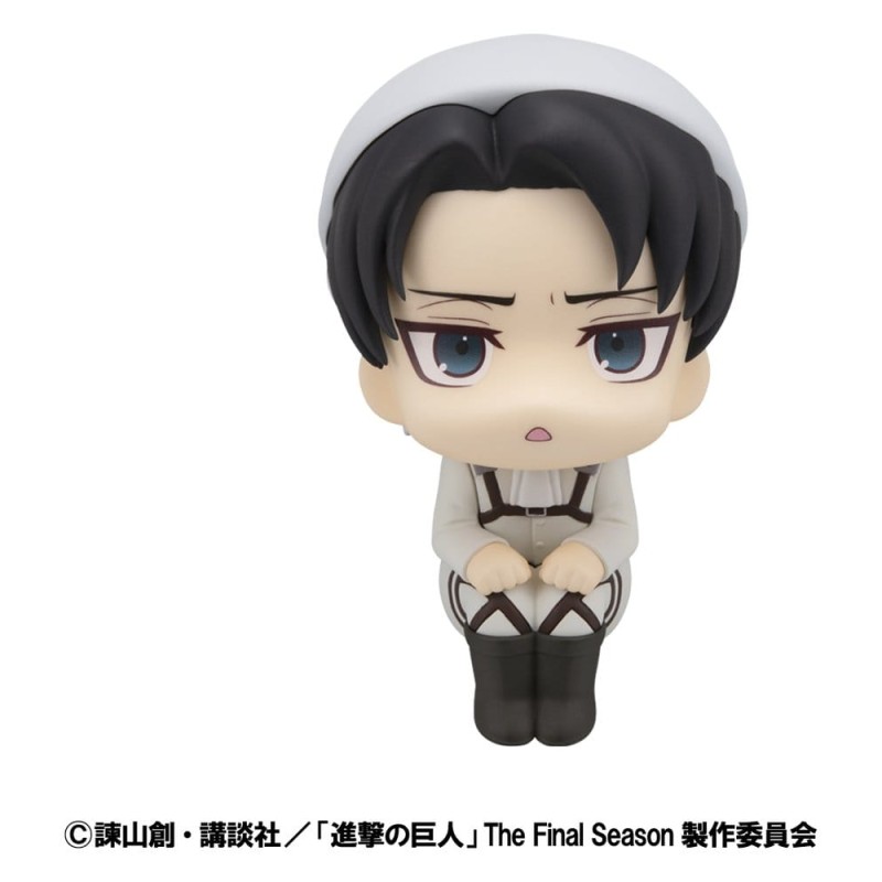 Attack on Titan statuetten PVC Look Up Levi Cleaning up Ver. & Mikasa Ackerman (with gift) 11 cm           
